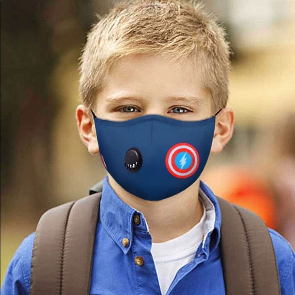 Adults and kids Face masks with filters (set of 2)